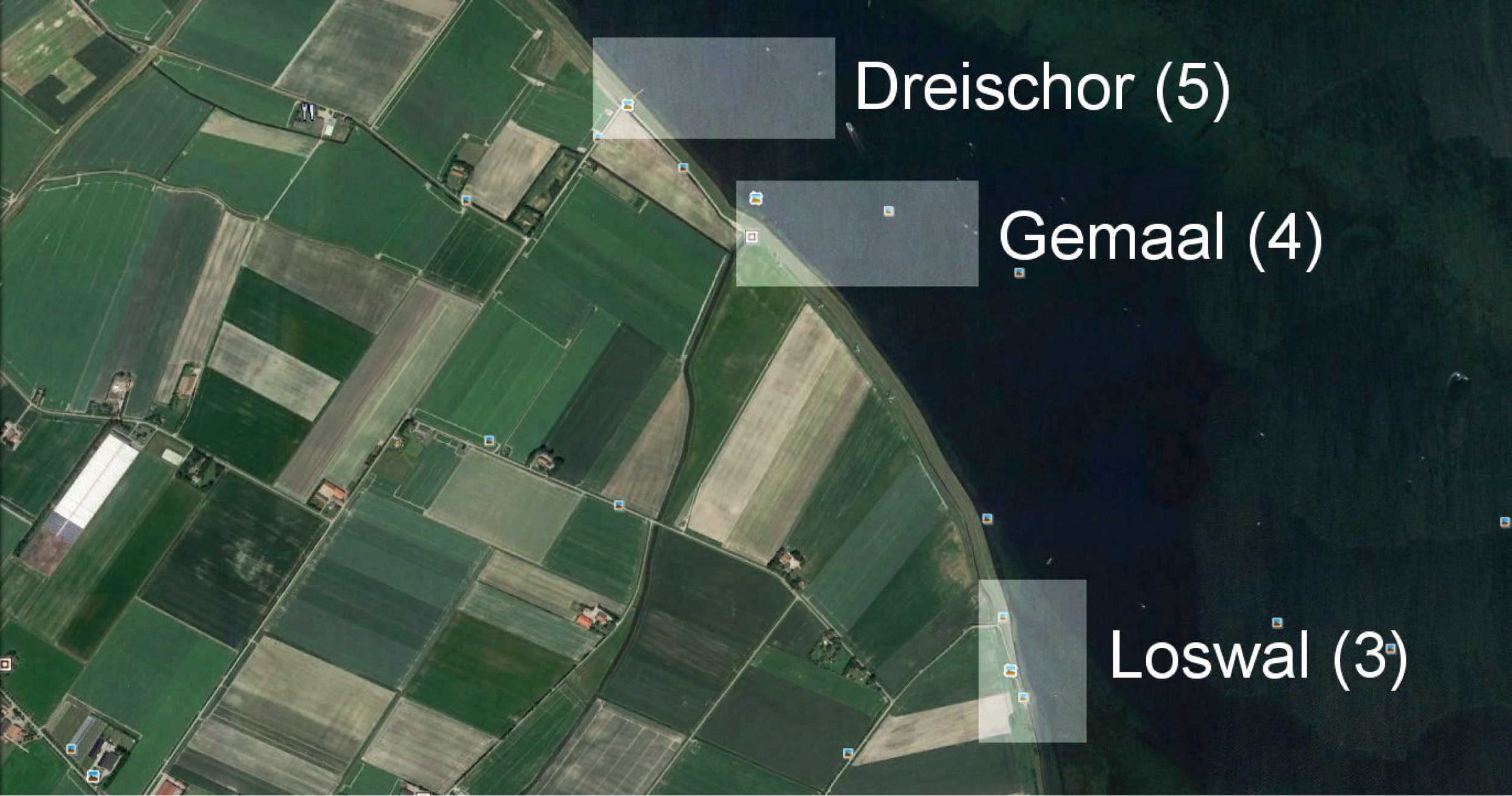 cartographie de Dreischor